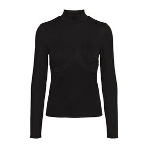 VERO Moda BNWOT Womens Mock Neck Ribbed Sweater "Edna"